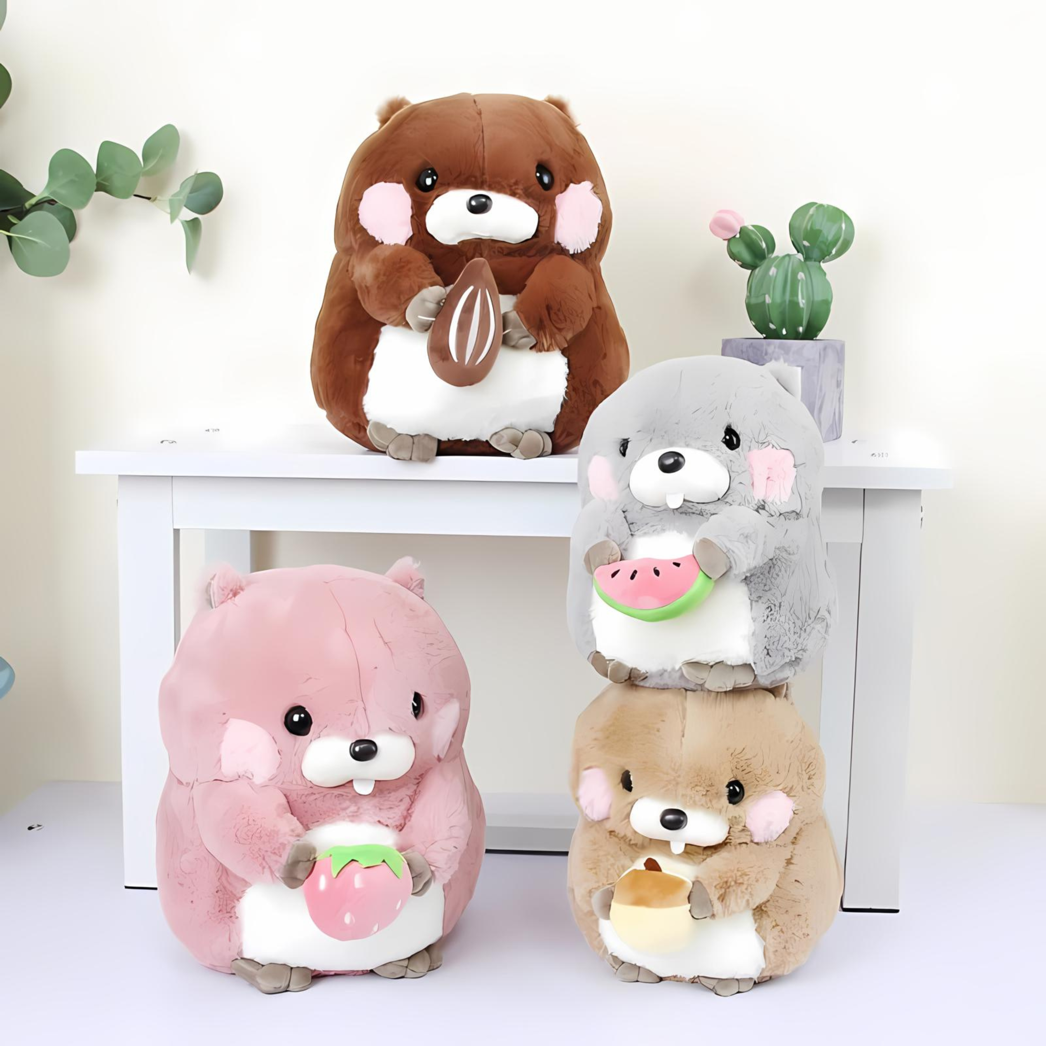 Eating Hamster Soft Toy