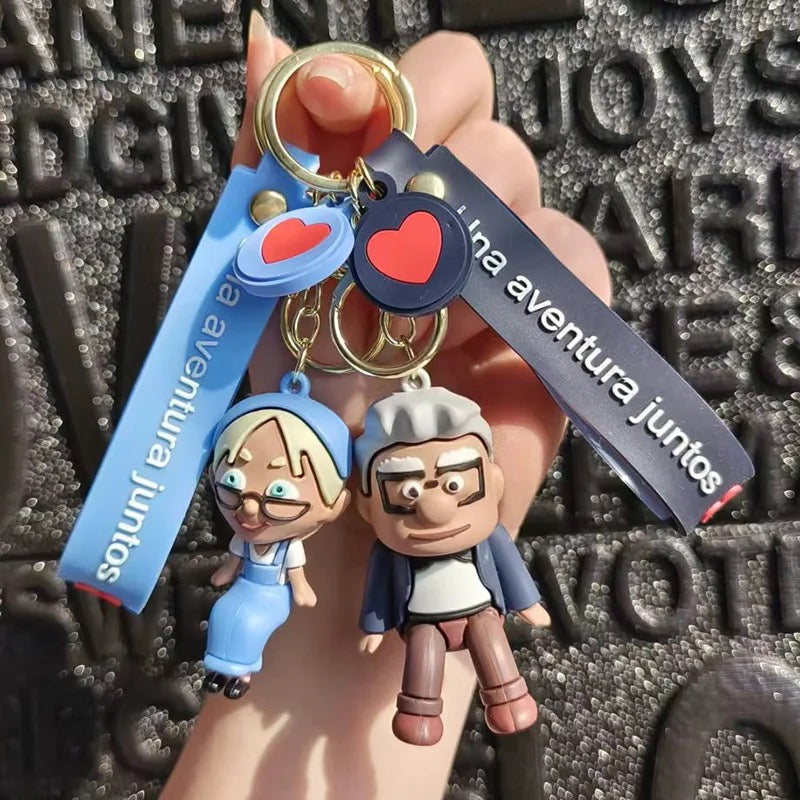 Ellie and Carl - Up 3D Keychain