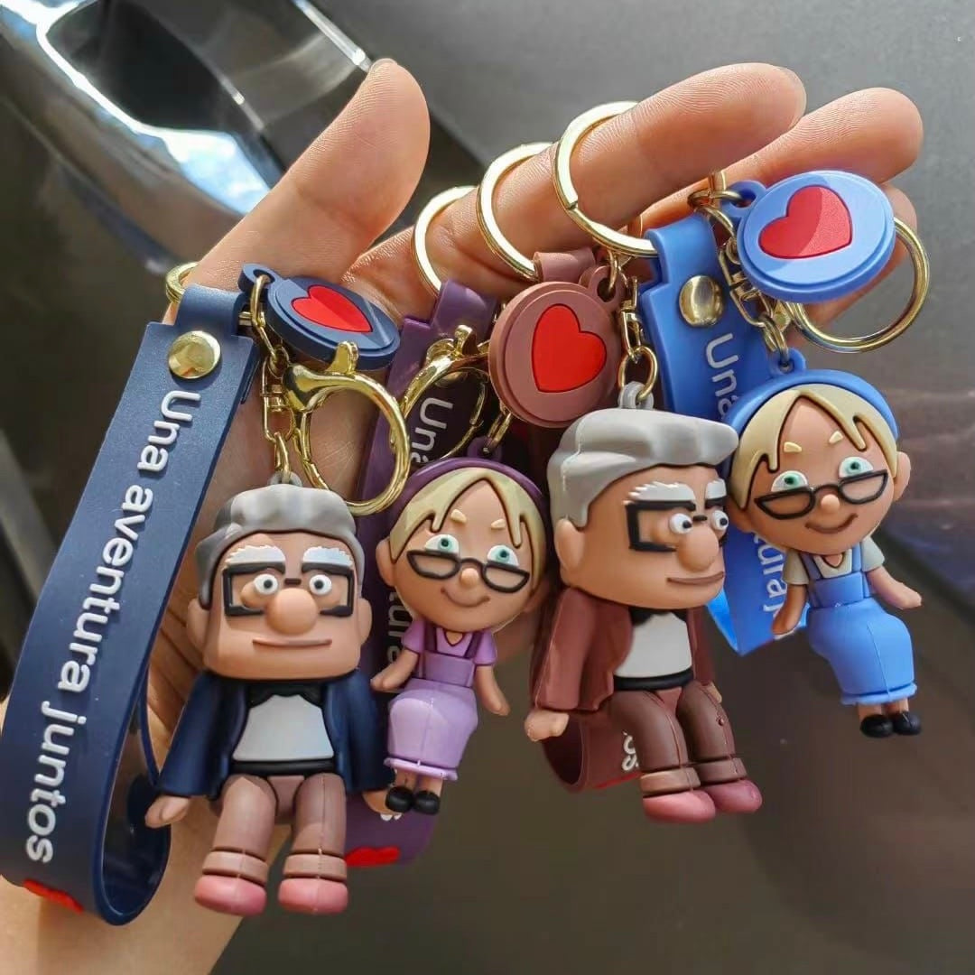 Ellie and Carl - Up 3D Keychain
