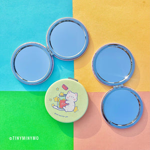 Good Luck Kitty Pocket Mirror - Tinyminymo