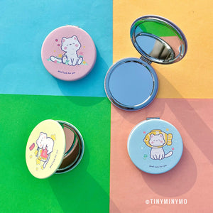 Good Luck Kitty Pocket Mirror - Tinyminymo