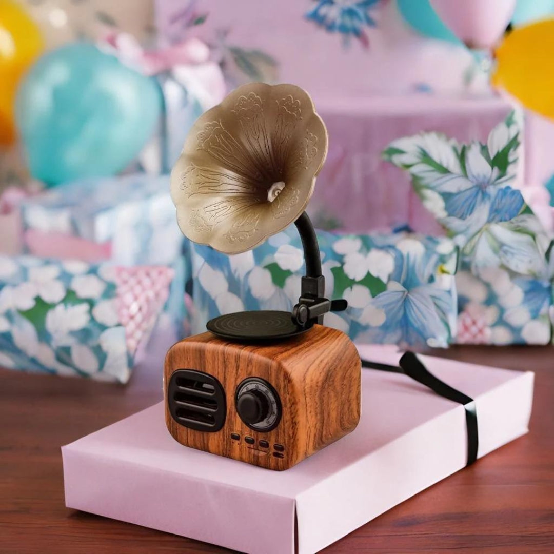 Gramophone Wireless Mini Speaker