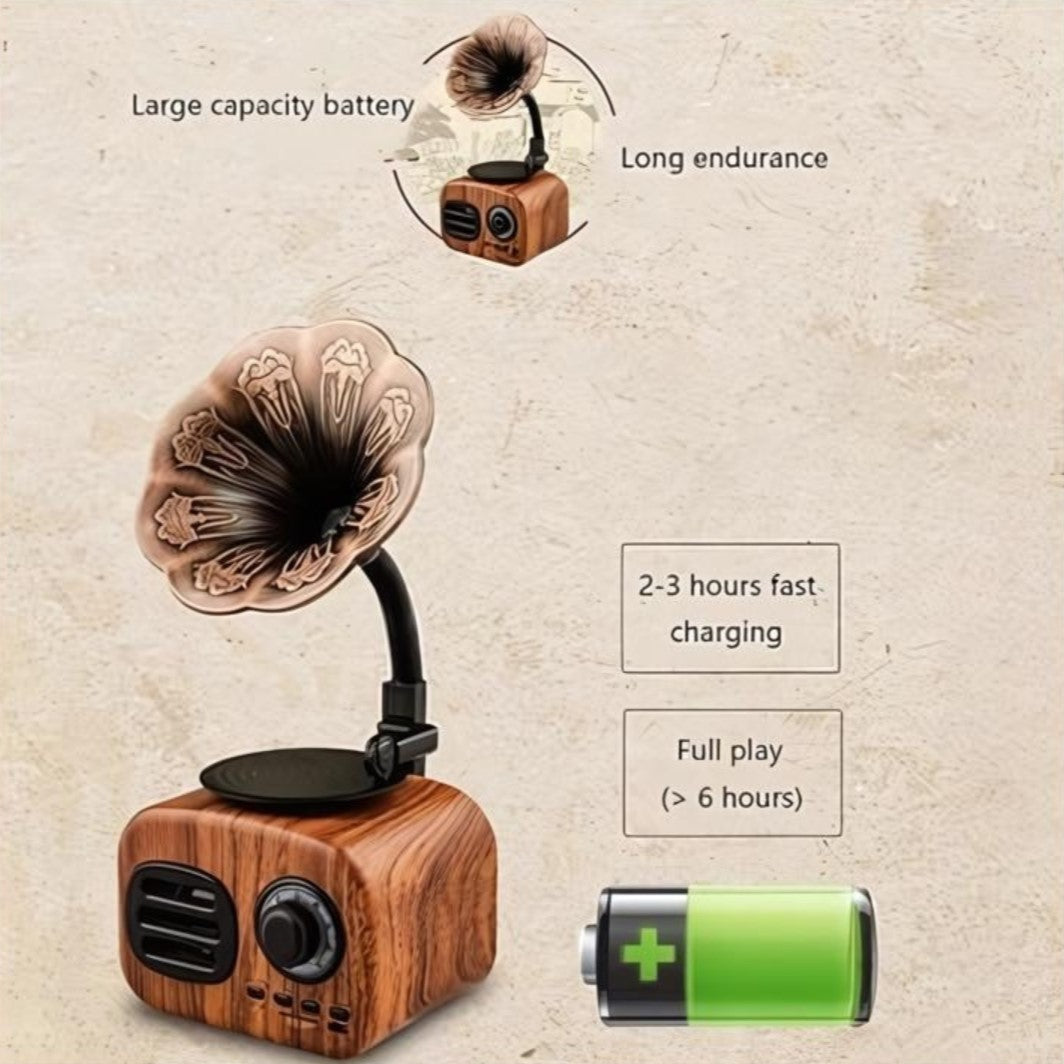 Gramophone Wireless Mini Speaker