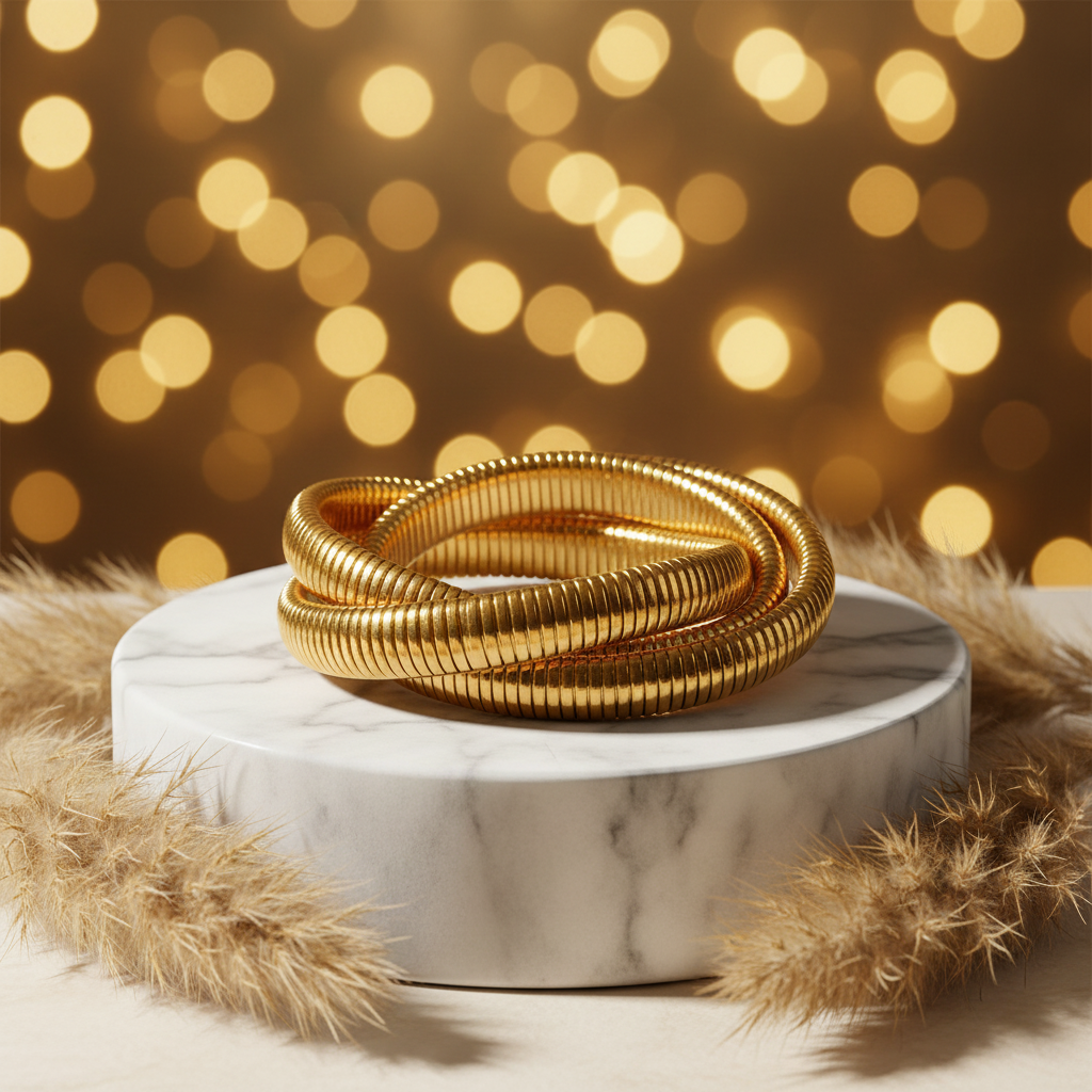 Tangled Gold Bracelet