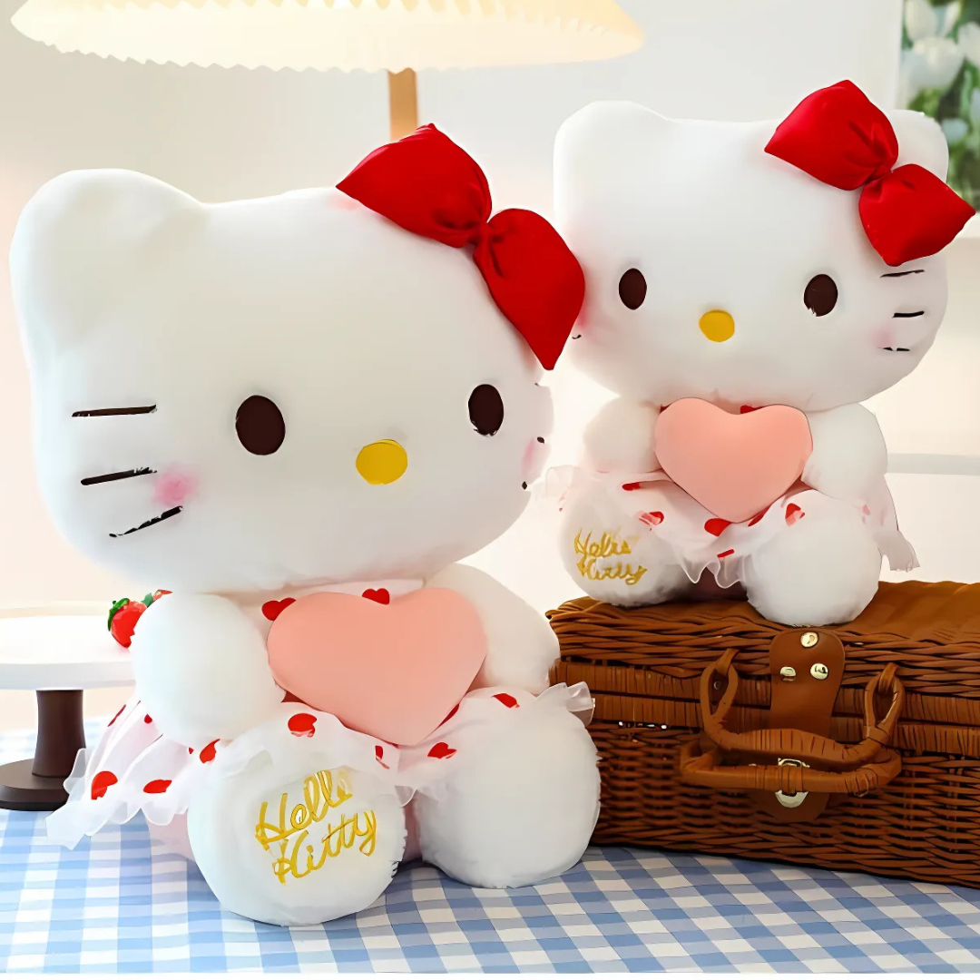 Hello Kitty with Heart Soft Toy