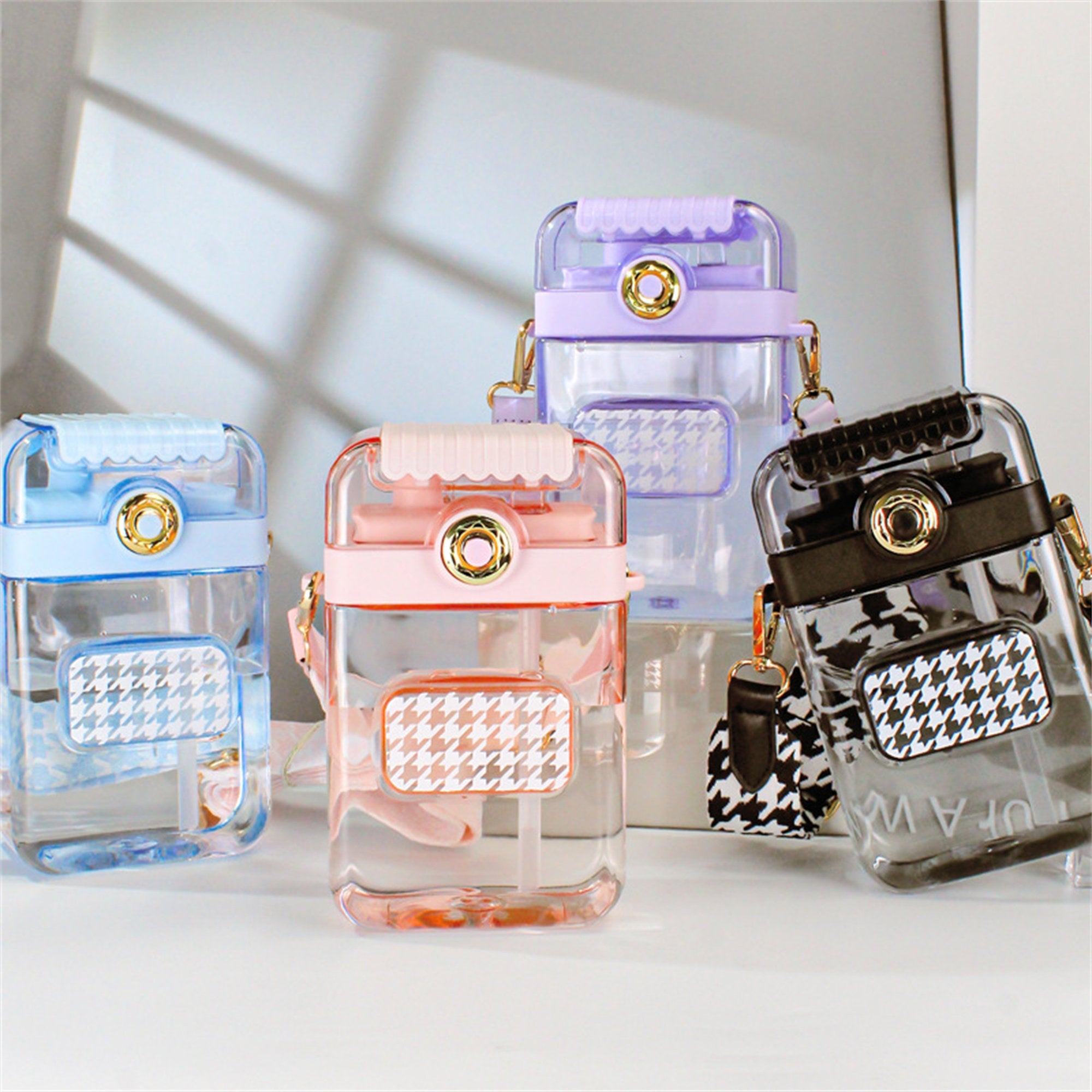 High Quality Dual Sipper Bottle with Mini Pouch