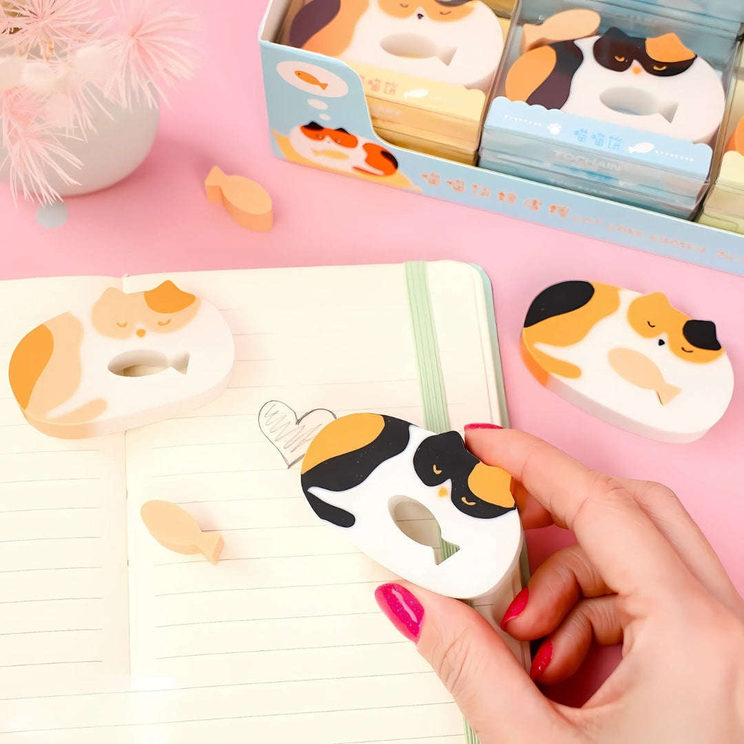 Hungry Kitty Kawaii Eraser