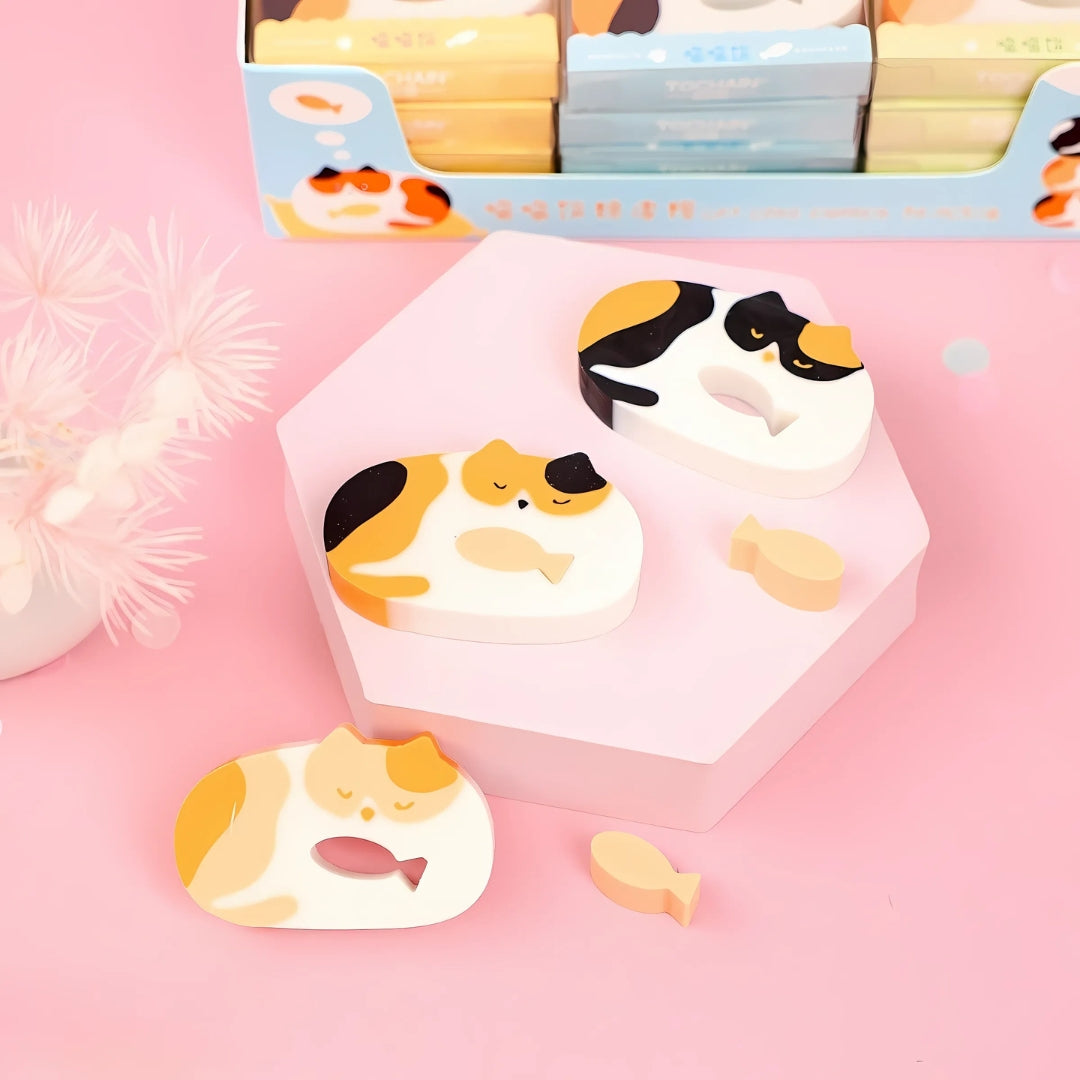 Hungry Kitty Kawaii Eraser