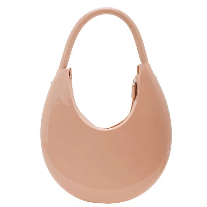 Halo Silicon Hobo Baguette Bag