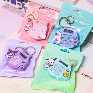 All Designs of Kawaii Calculator Keychains - Tinyminymo