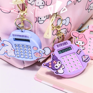 Two Designs of Kawaii Calculator Keychains - Tinyminymo