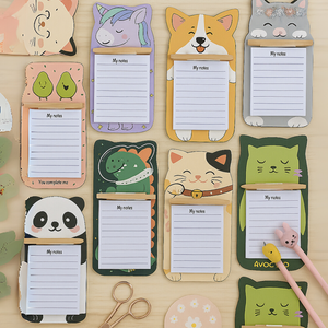 All varients of Kawaii Magnetic Notepad with Pencil - Tinyminymo