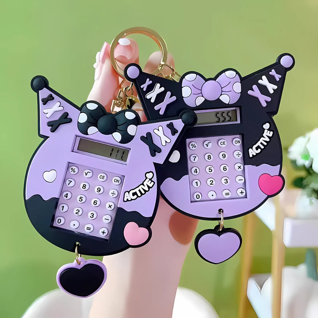 Kuromi Calculator Keychain