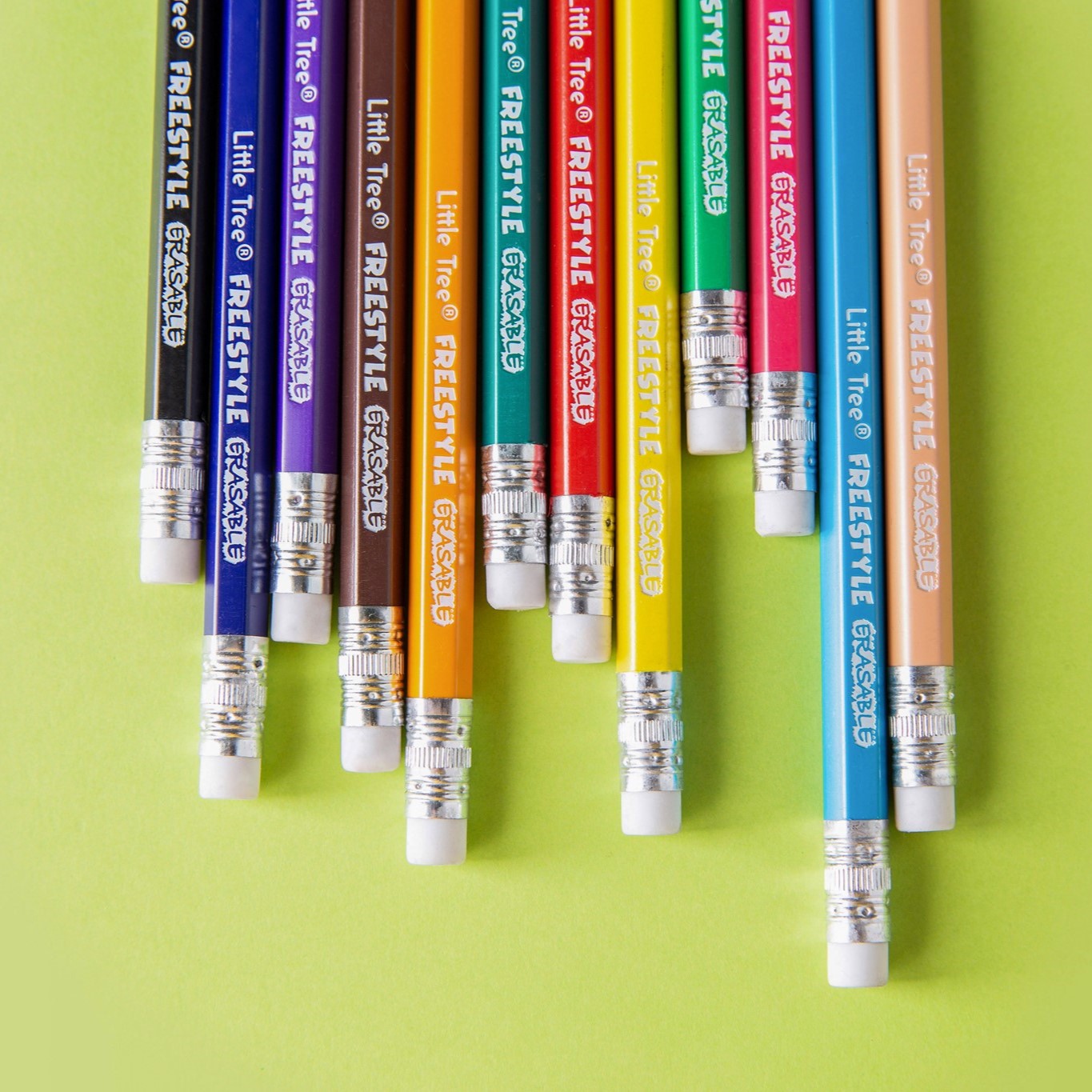 Little Tree Erasable Color Pencil Set - Set of 18