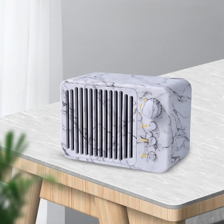 Marble Finish Mini Wireless Speaker