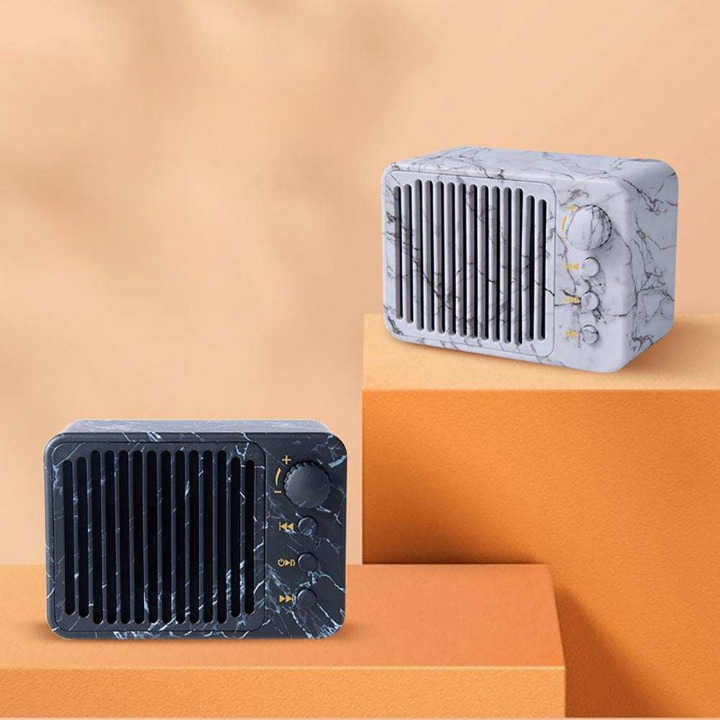 Marble Finish Mini Wireless Speaker