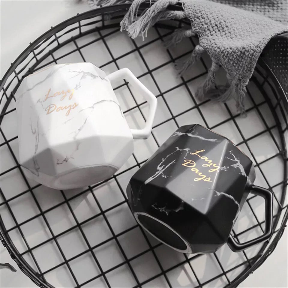 Marble Coffee Mug - Lazy Days