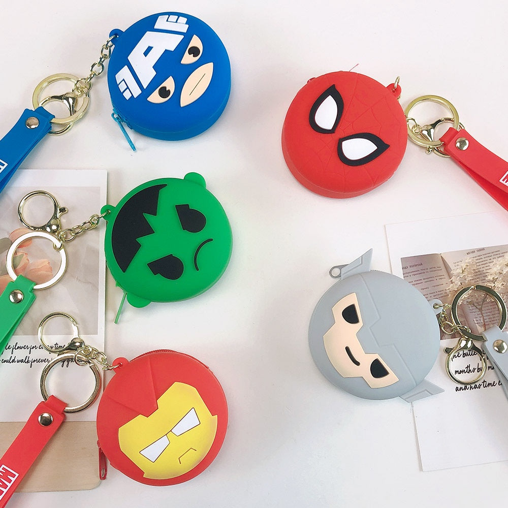 Marvel Zipper Pouch with Keychain