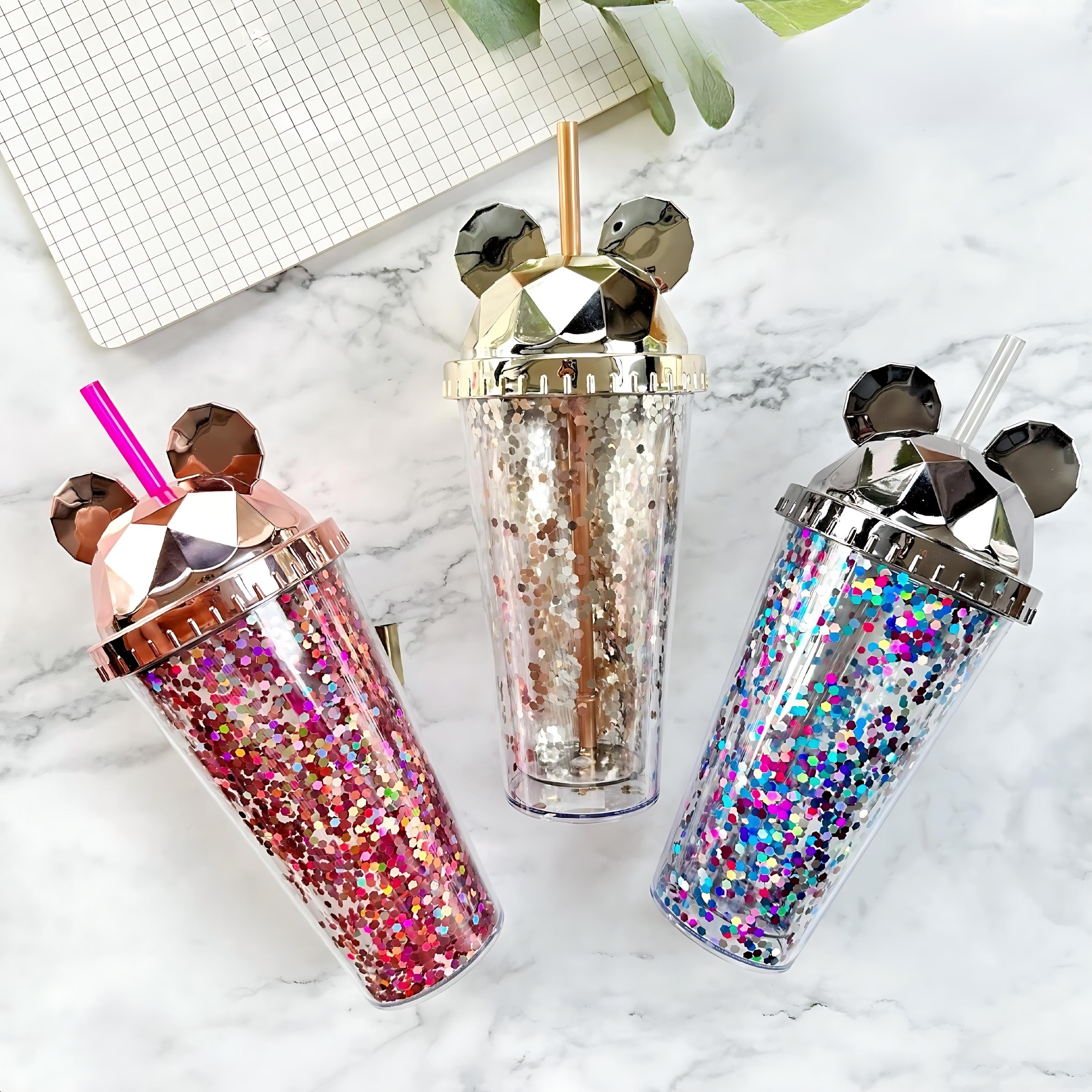 Mickey Shaped Confetti Sipper