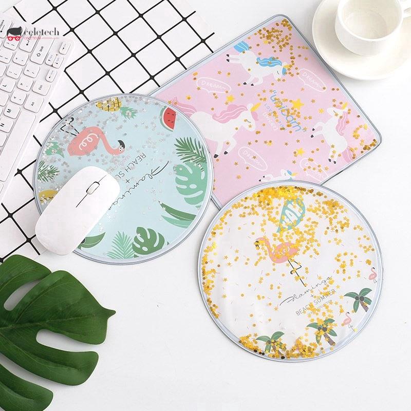 Glitter Gel Mouse Pads