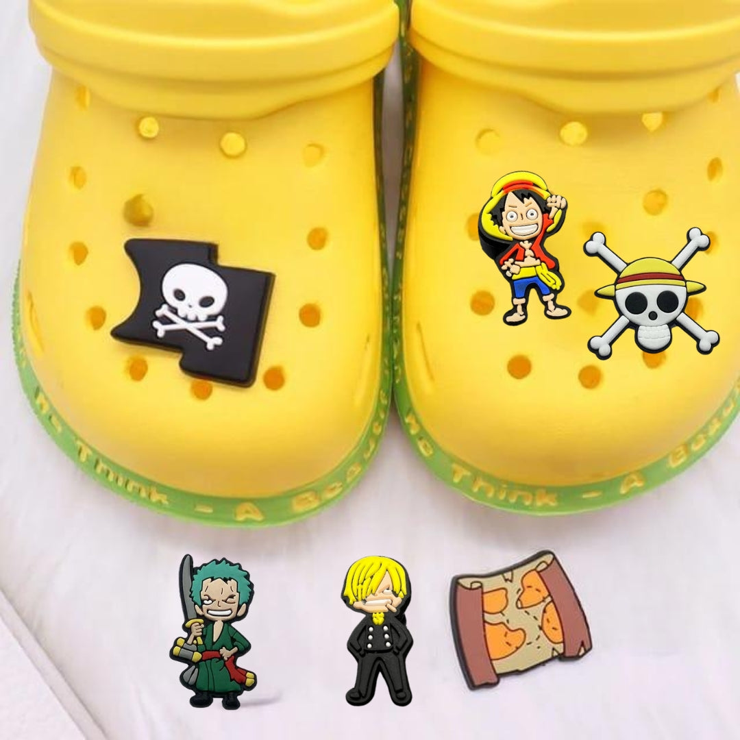 One Piece Crocs Decoration - Set of 2 - Tinyminymo