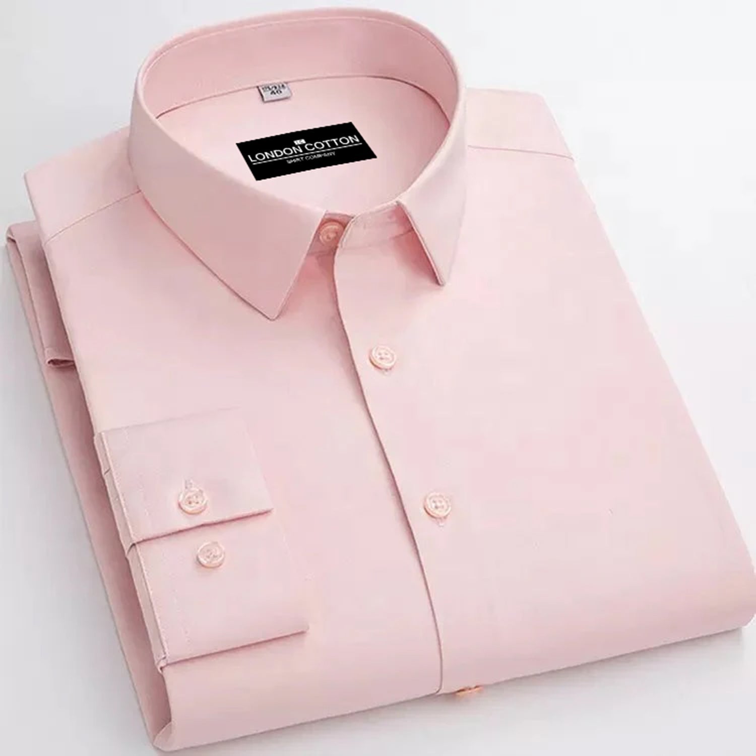 Premium Cotton Blend Solid Shirts (Peech)