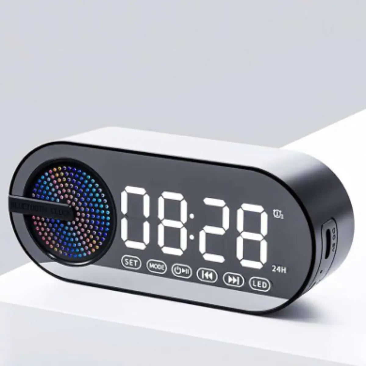 Black Digital Clock Wireless Speaker - Tinyminymo