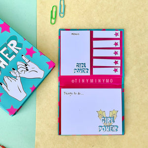 Post It Sticky Notebook - Girl Power - Tinyminymo