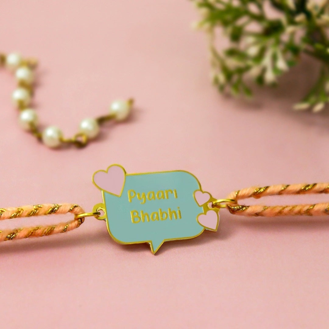 Pyaari Bhabhi Metal Rakhi