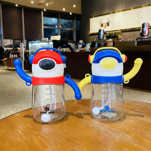 Red and Yellow Color Robot Water Bottles - Tinyminymo