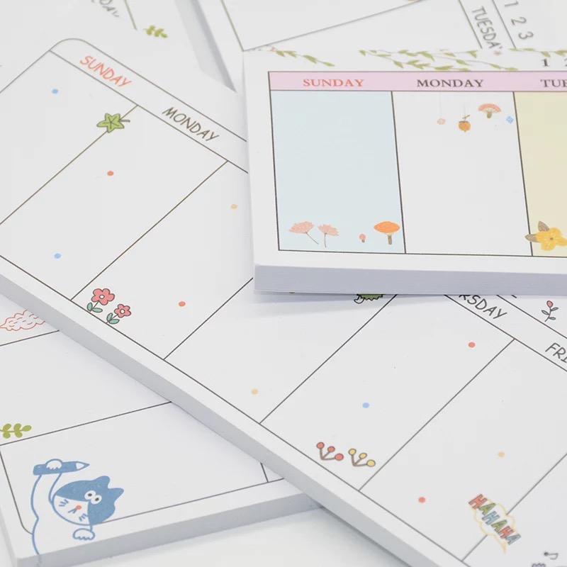 Weekly Planner Memo Pads
