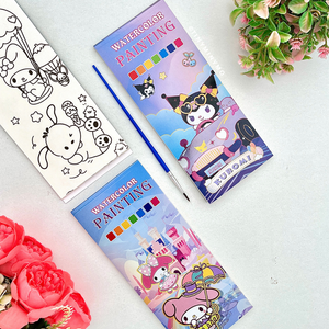 Sanrio Water Color Painting Pad - Tinyminymo