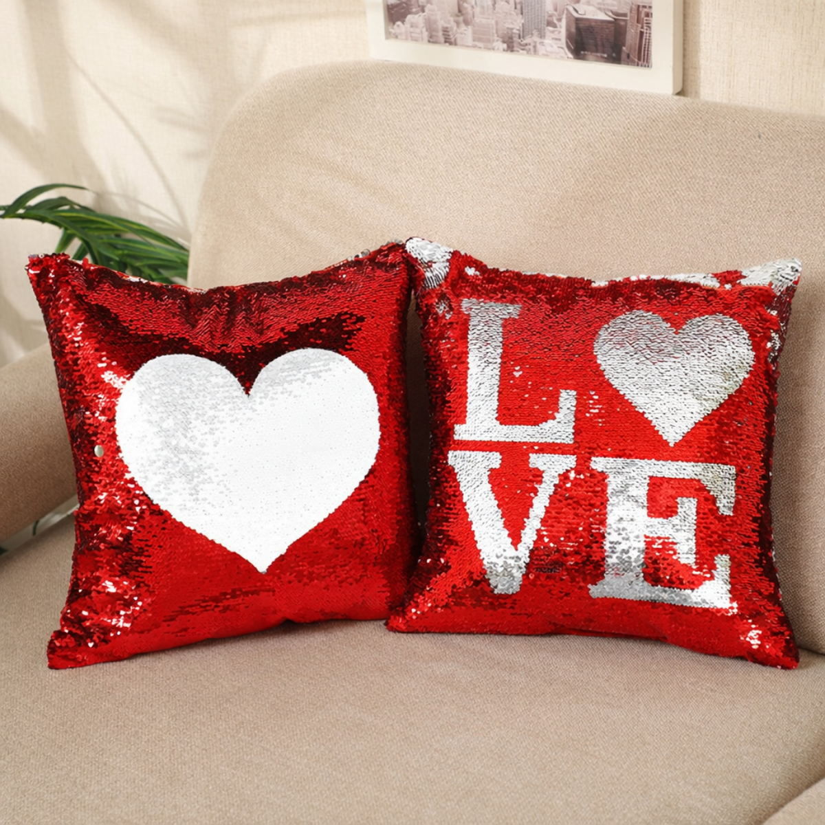 Sequin Cushion