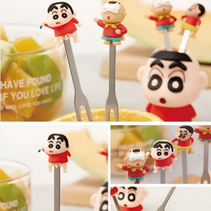 Shin-chan Fork Set - Set of 6 - Tinyminymo