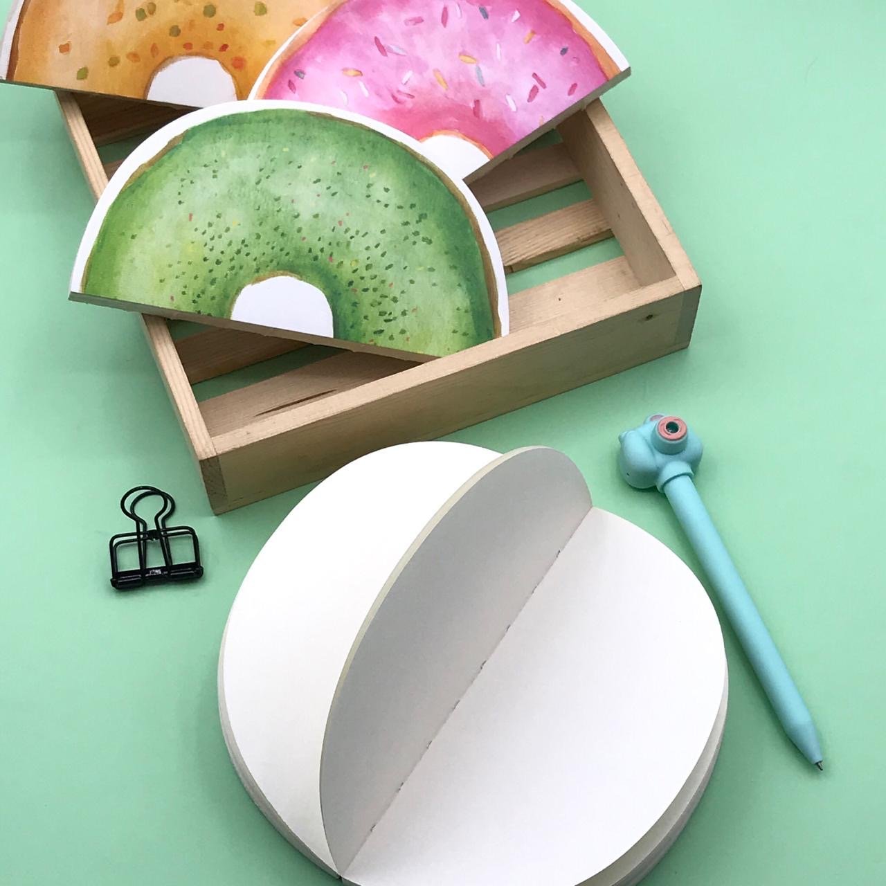 Semi Donut Notebooks