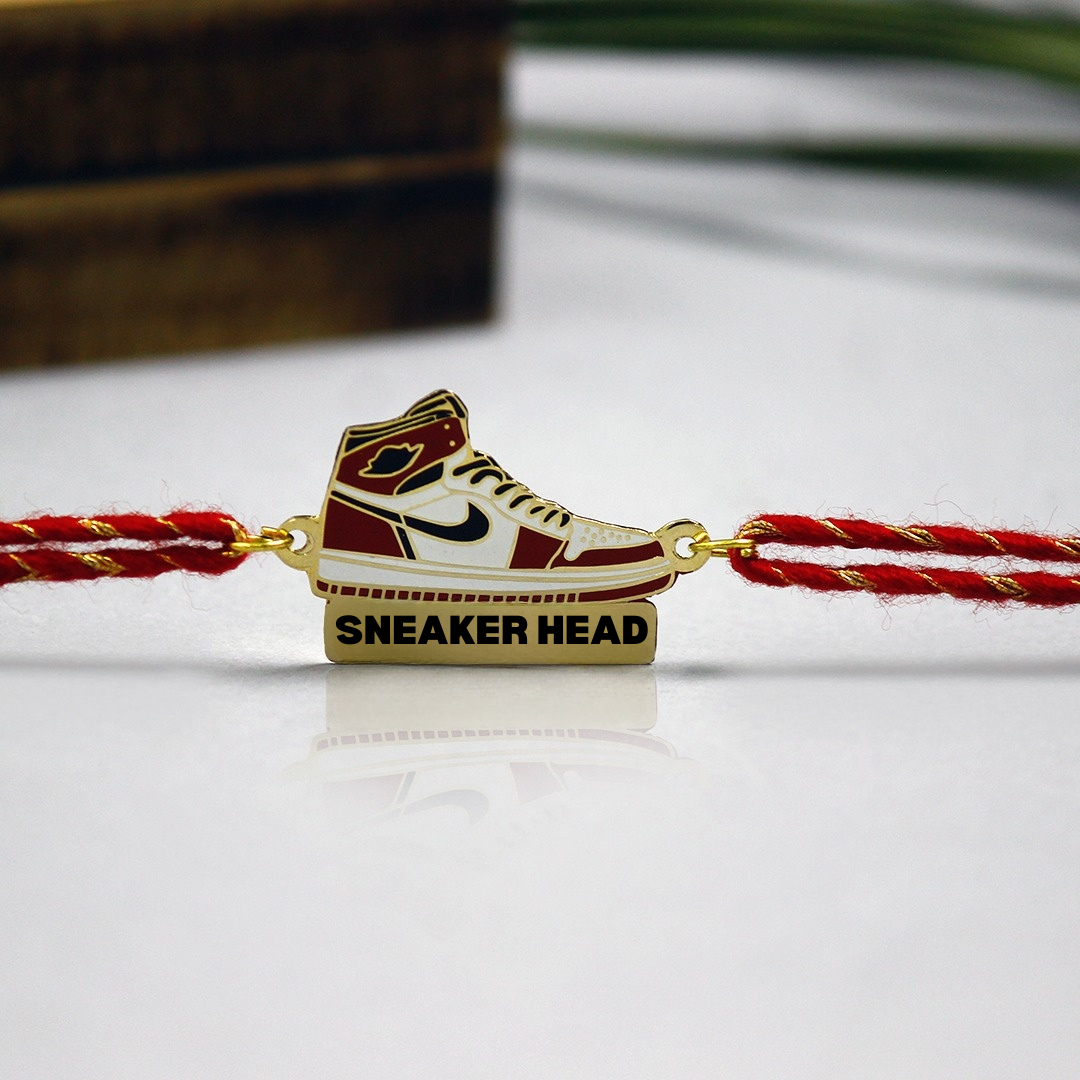 Sneaker Head Metal Rakhi - Tinyminymo