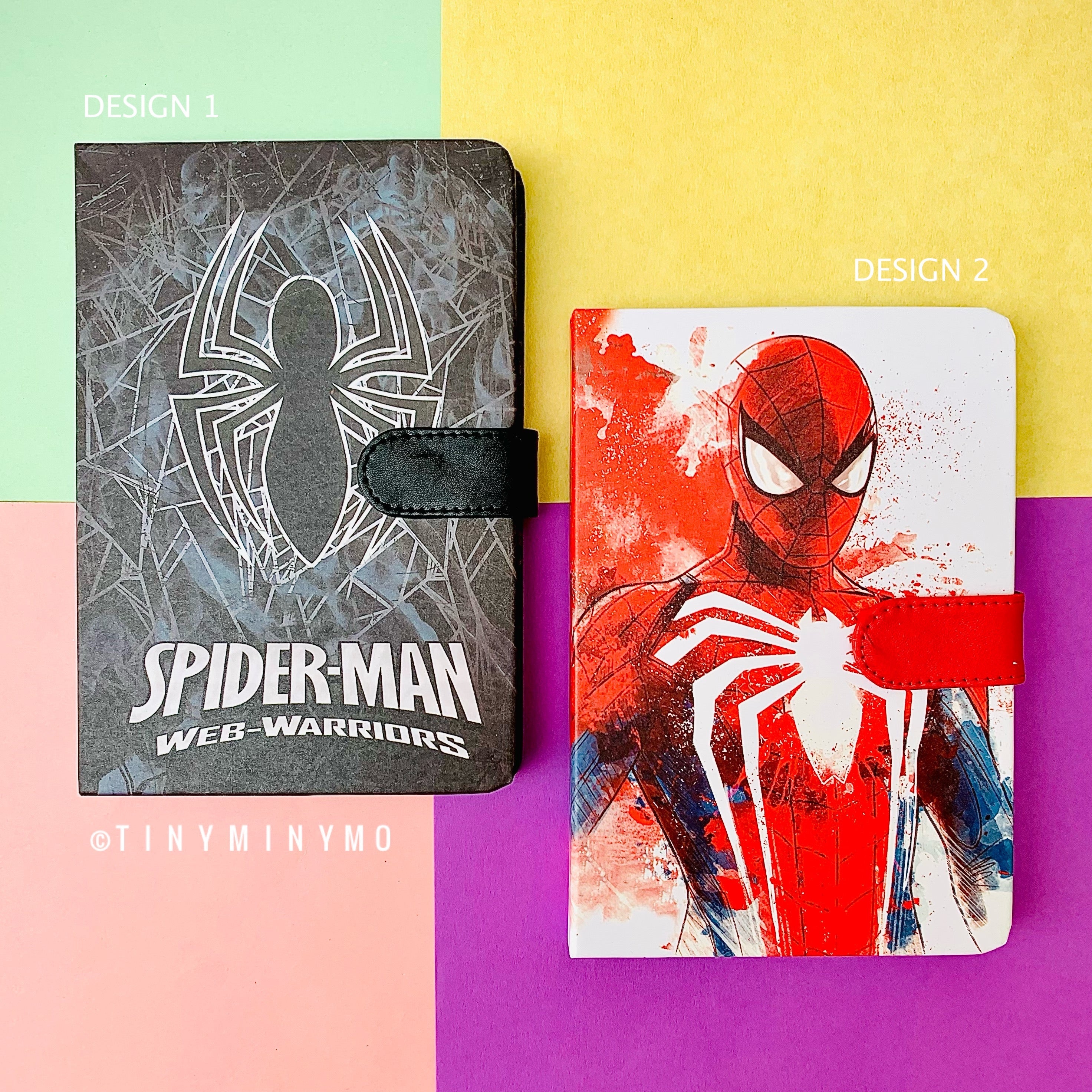Spiderman Notebook with Snap Lock
