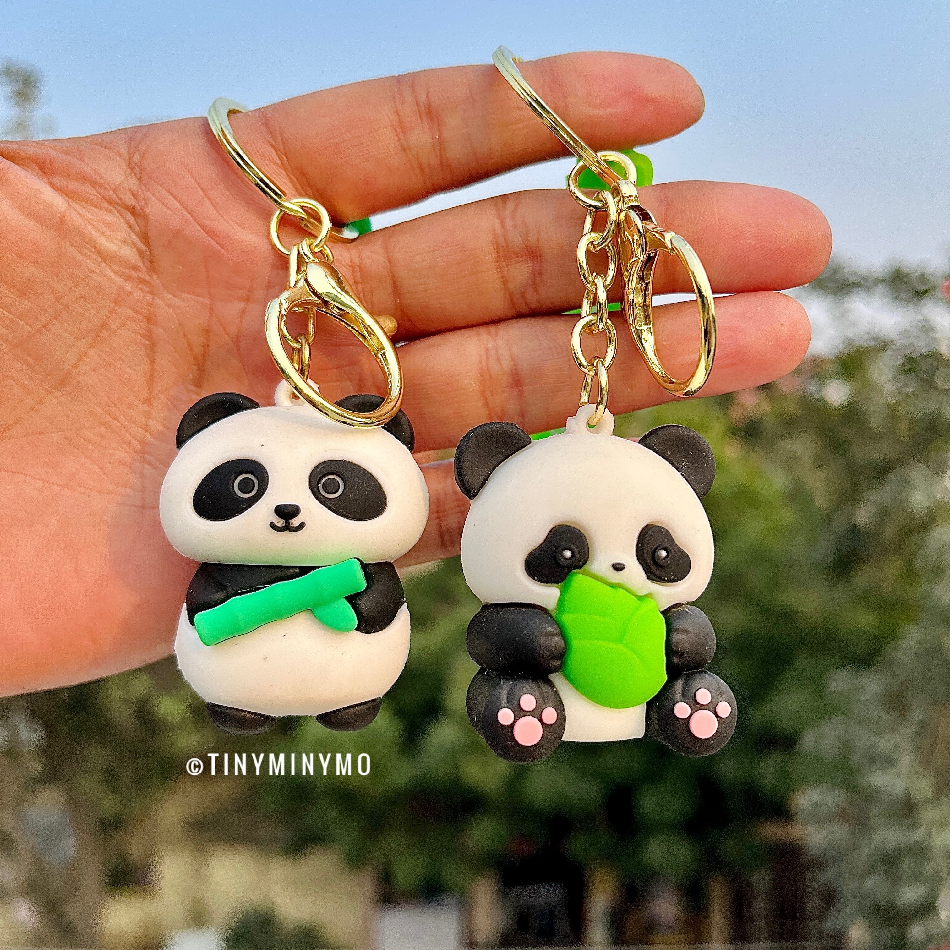 Star Panda 3D Keychain