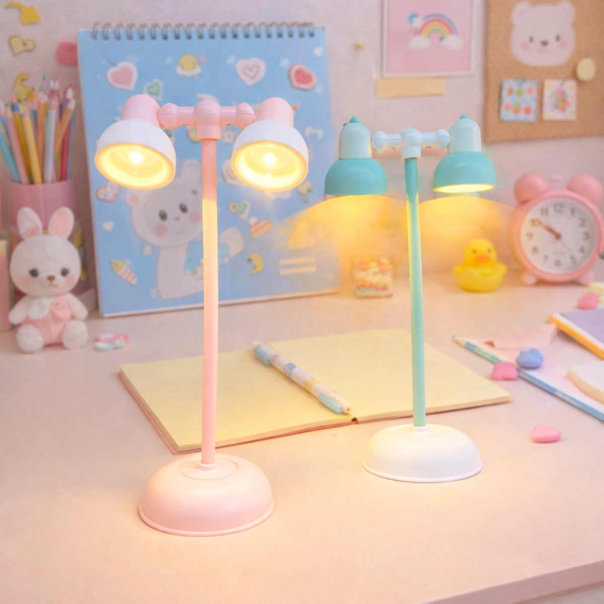Two Lovely Colors Vintage Street Lamps - Tinyminymo