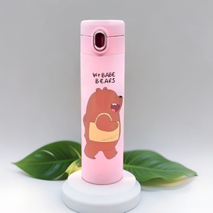Pink Bottle in Ted Design - Tinyminymo