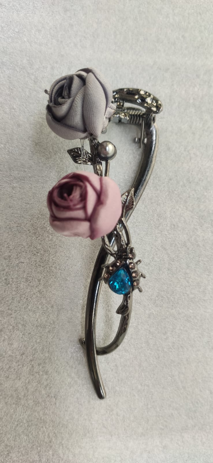 Women Set Of Embellished Alligator Hair Clip