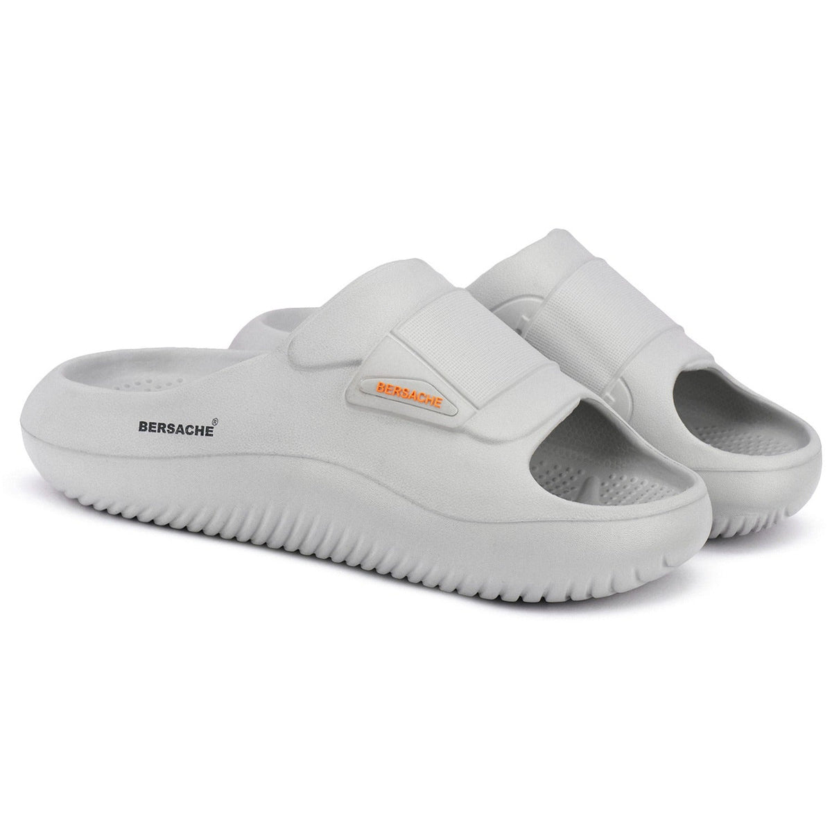 Bersache Extra Soft Classic Casual CHAPPAL with Regular wear with Ultra Soft & Flexibility Technology Slippers for Men's -(6280-Grey)