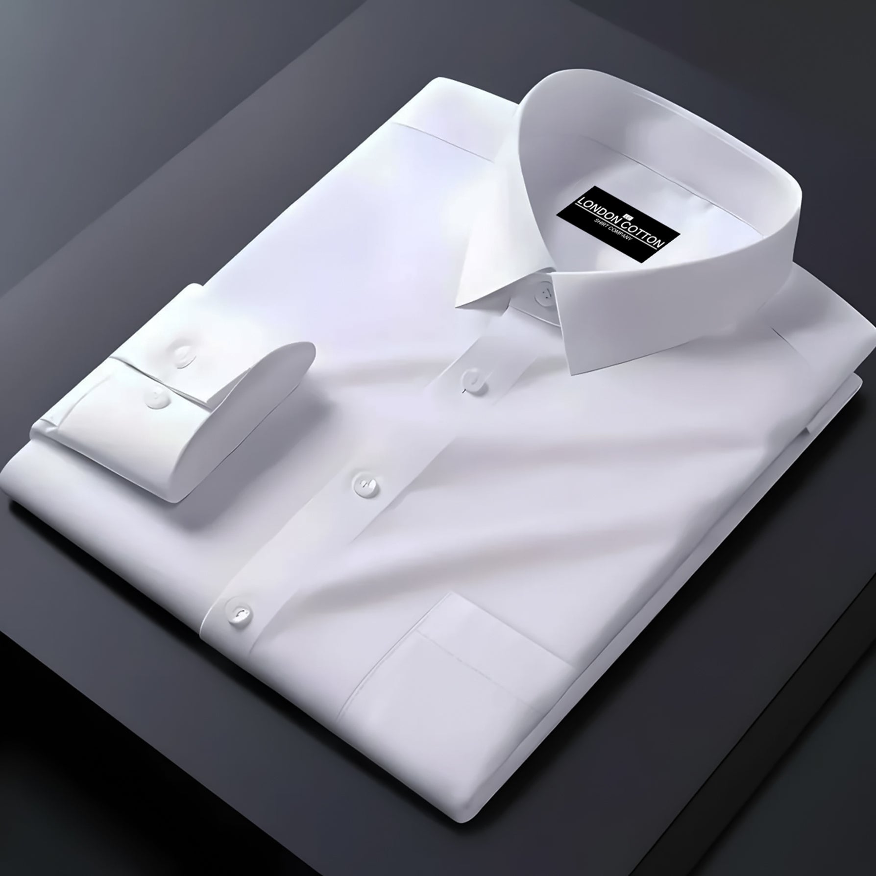 Hight Quality Satin Shirt for Man (White)