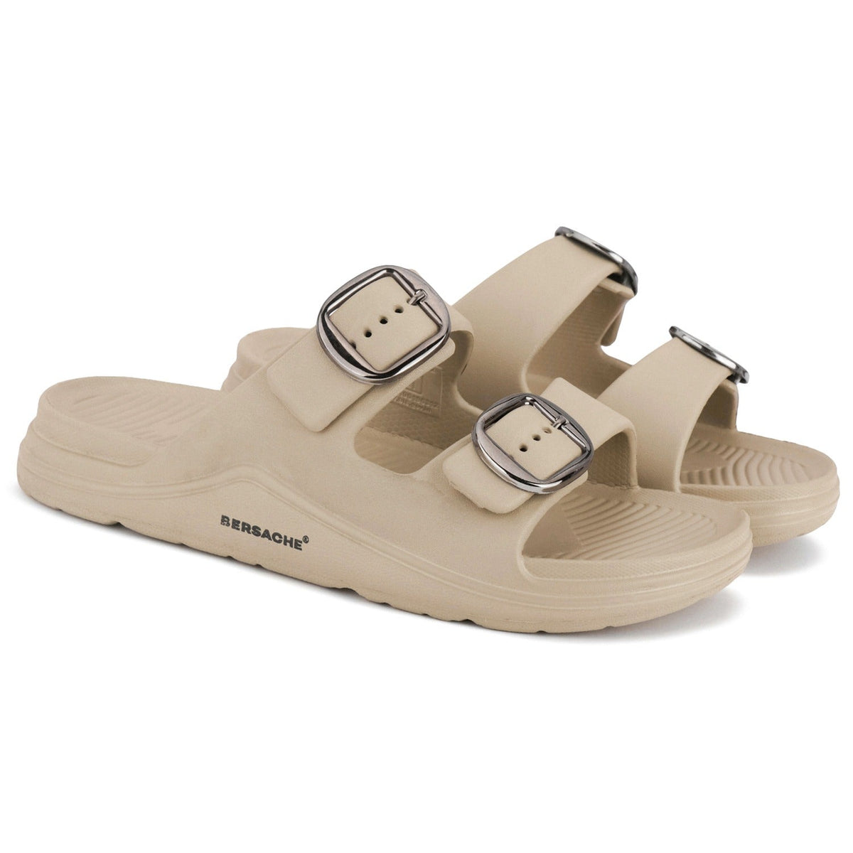 Bersache Extra Soft Classic Casual CHAPPAL with Regular wear with Ultra Soft & Flexibility Technology Slippers for Men's-(6283-Beige)