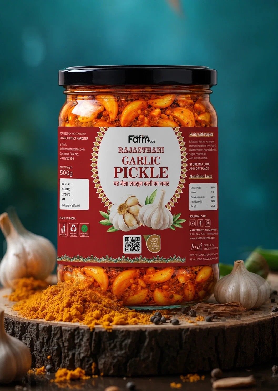 Rajasthani Lahsun Kali Pickle