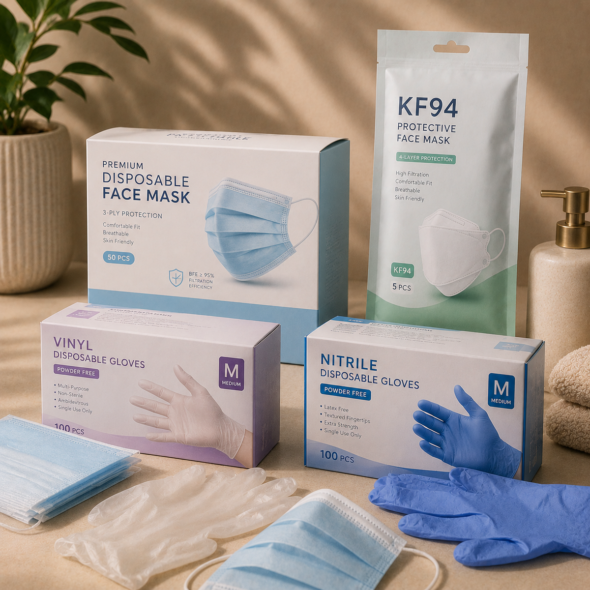 Masks, Gloves & More