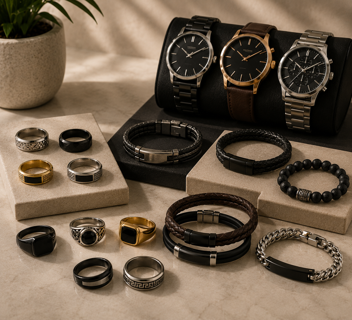 Men's Rings & Wristwear