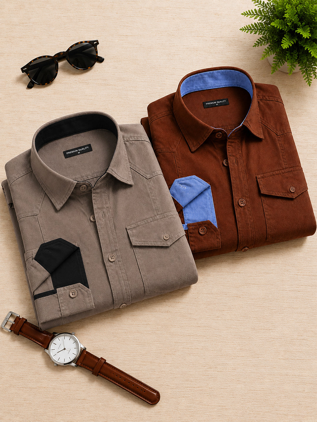 Cargo Shirts Pack of 3