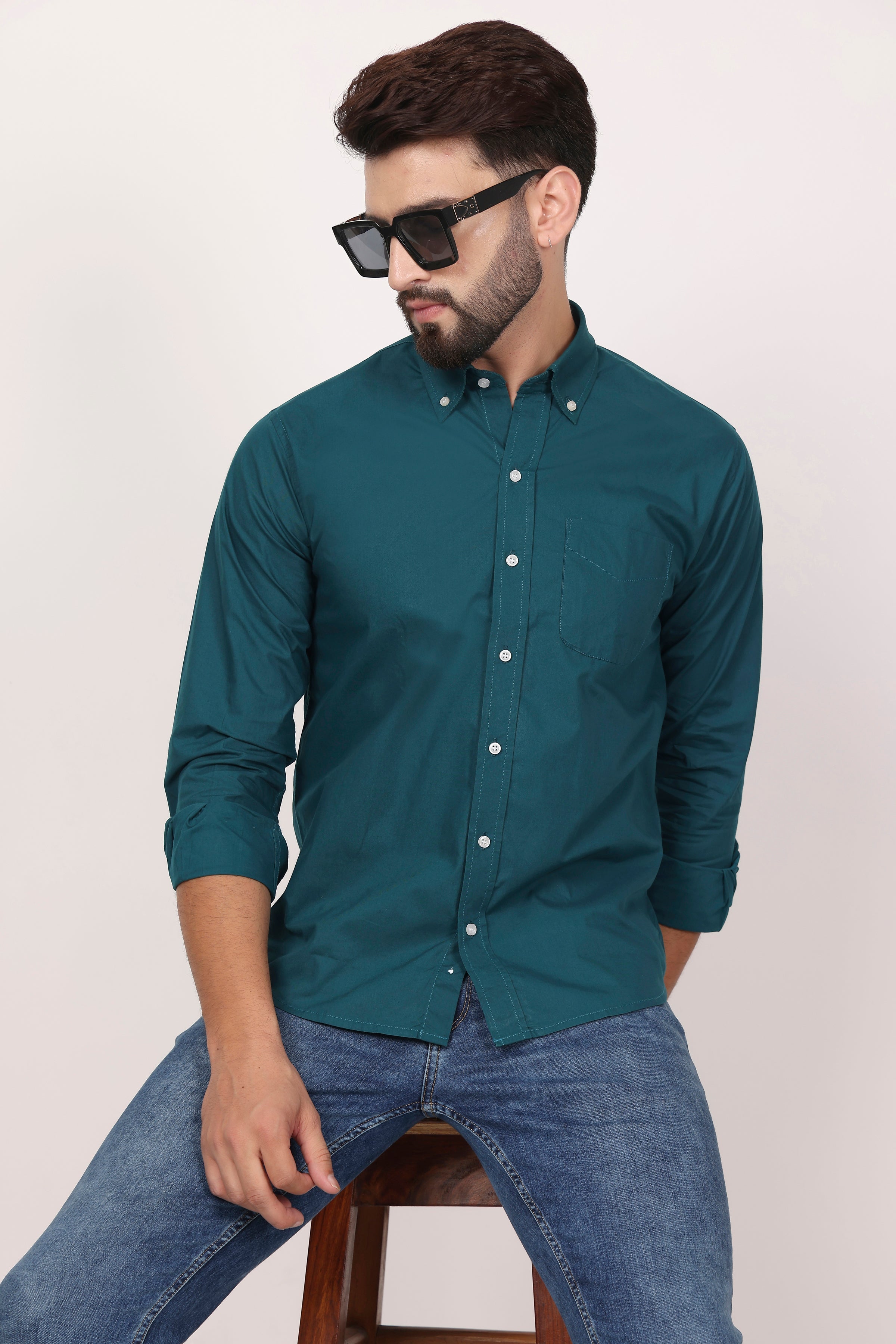 Dark Green Shirt