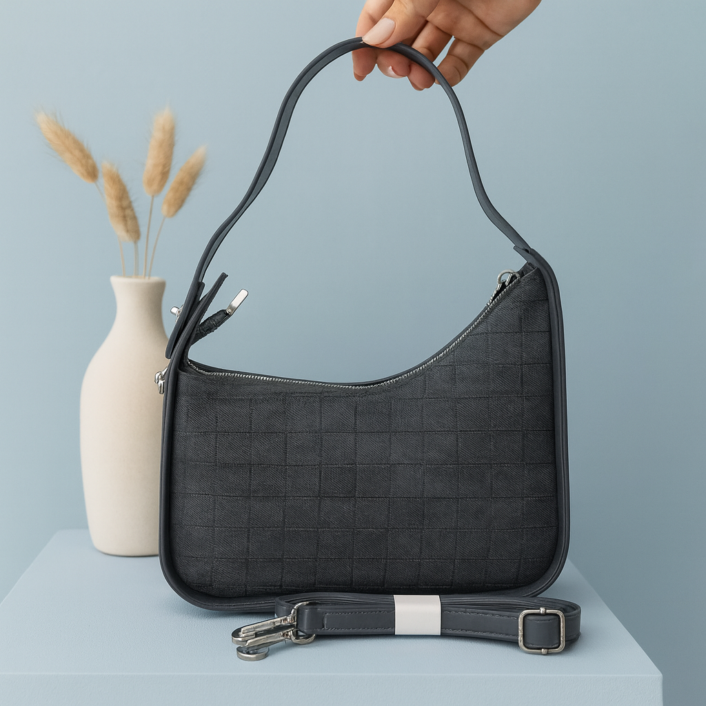 Femme Chic Handbag with detachable Sling Belt